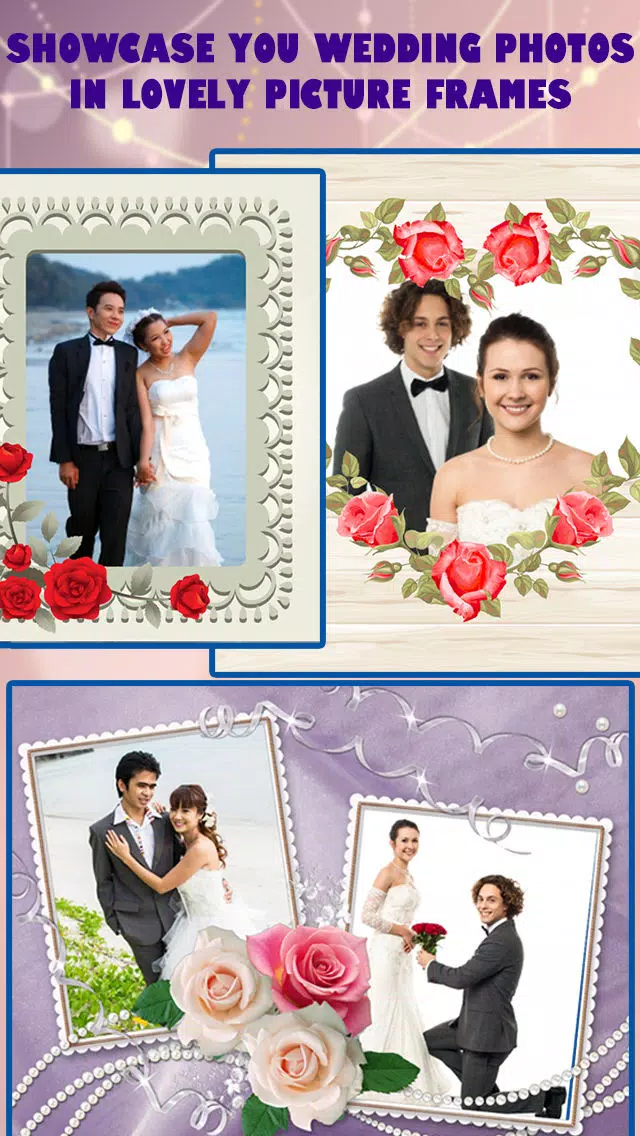 Wedding Frames Photo Editor سکرین شاٹس