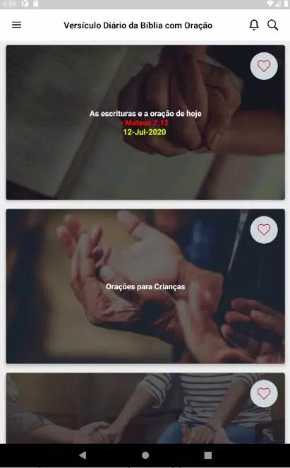 Daily Bible Verse with Prayer Screenshots