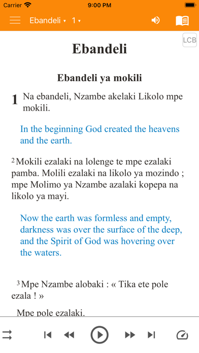 Lingala Bible Screenshots