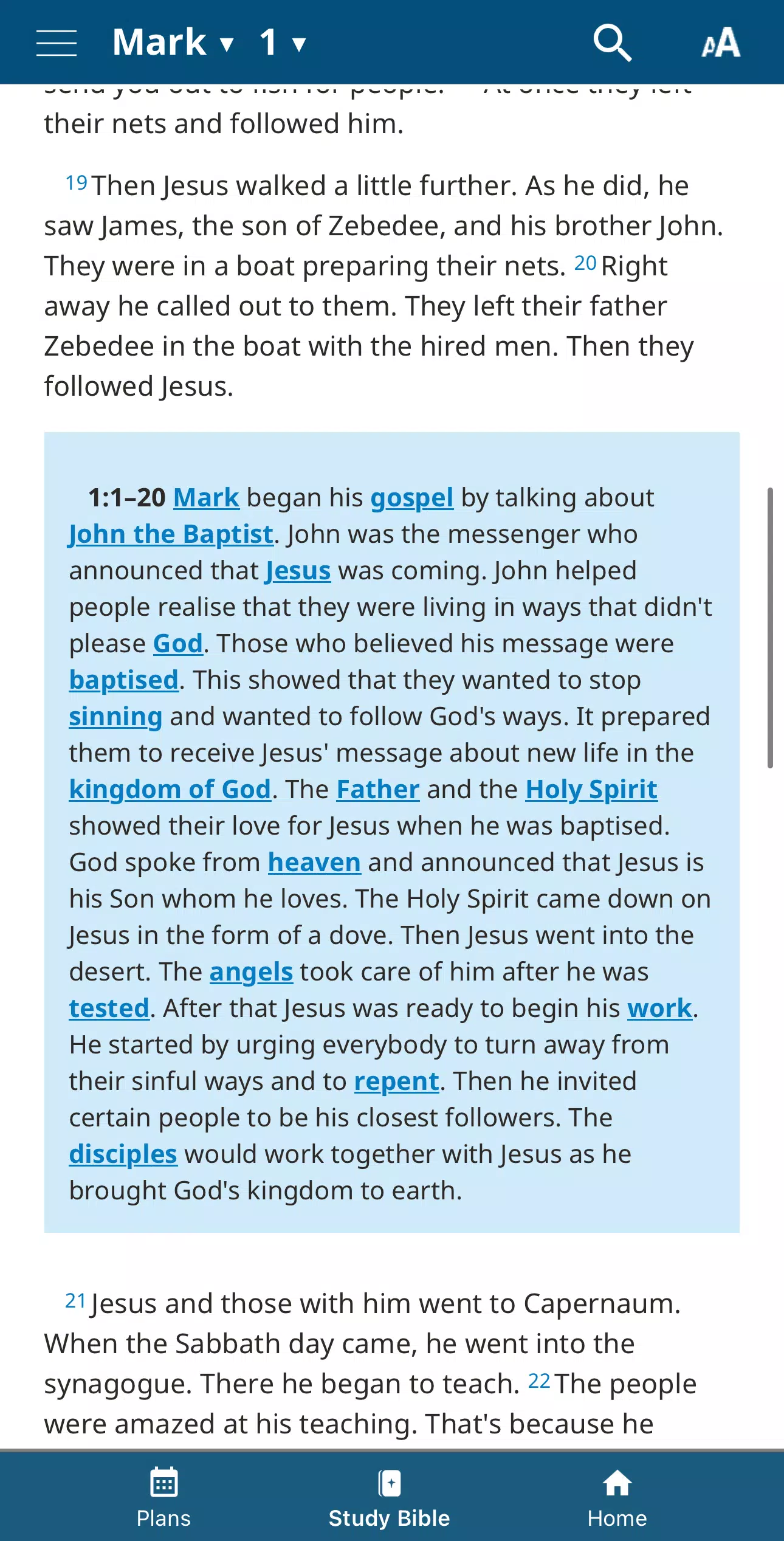 Biblica Study Bible স্ক্রিনশট