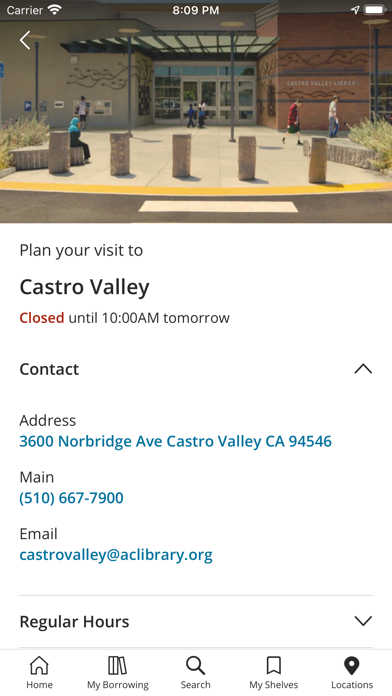 Alameda County Library Screenshots