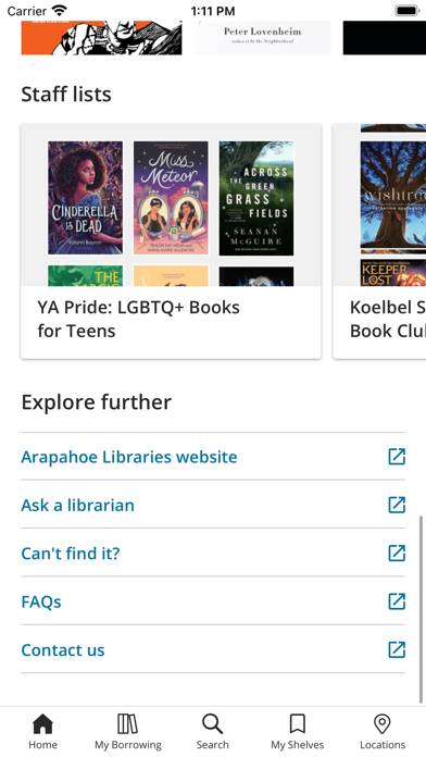 ArapApp / Arapahoe Libraries Screenshots