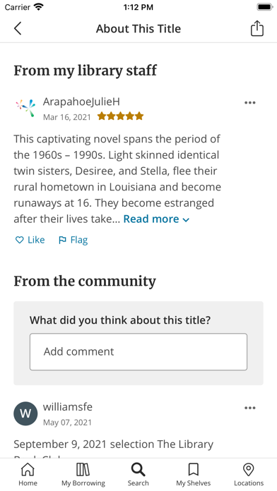 ArapApp / Arapahoe Libraries Screenshots