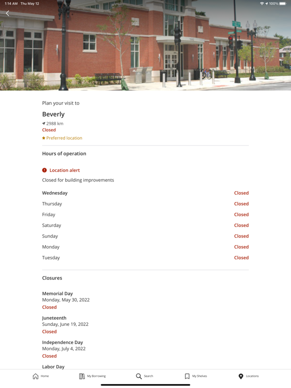 Chicago Public Library iPad Screenshots