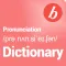 Pronunciation Dictionary