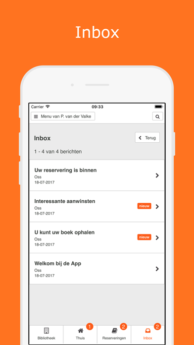 Bibliotheek Wise Screenshots