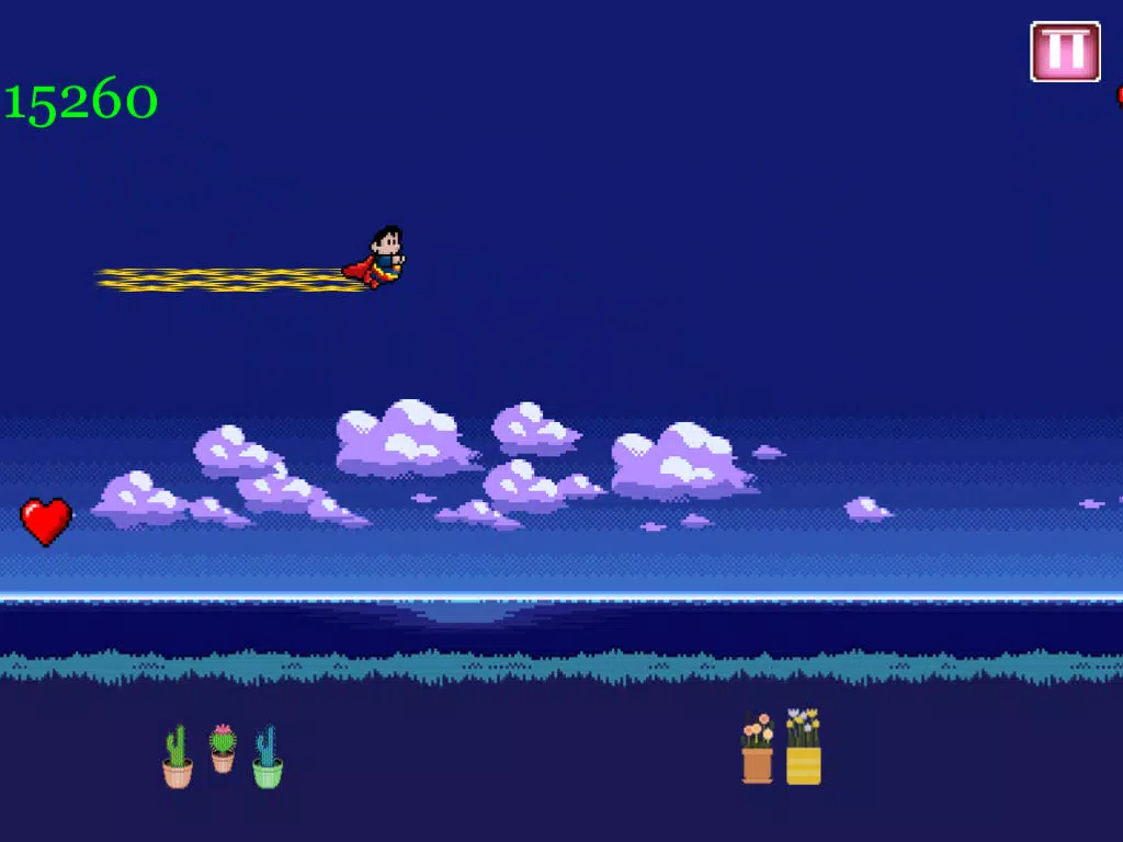 A Retro Super-Hero Power Jump FREE - The Fun 8-Bit Man Race Challenge iPad  স্ক্রিনশট