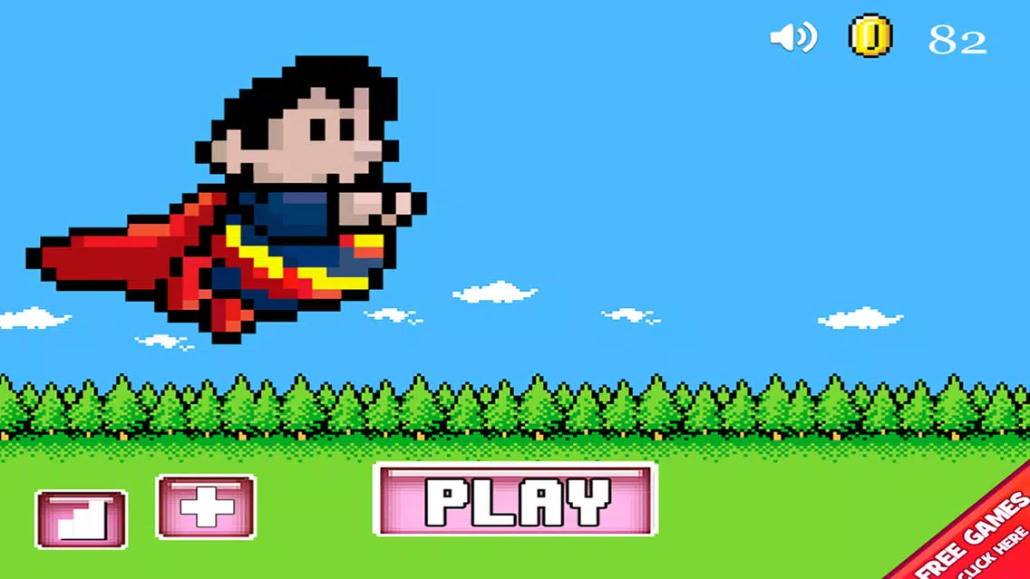 A Retro Super-Hero Power Jump FREE - The Fun 8-Bit Man Race Challenge স্ক্রিনশট