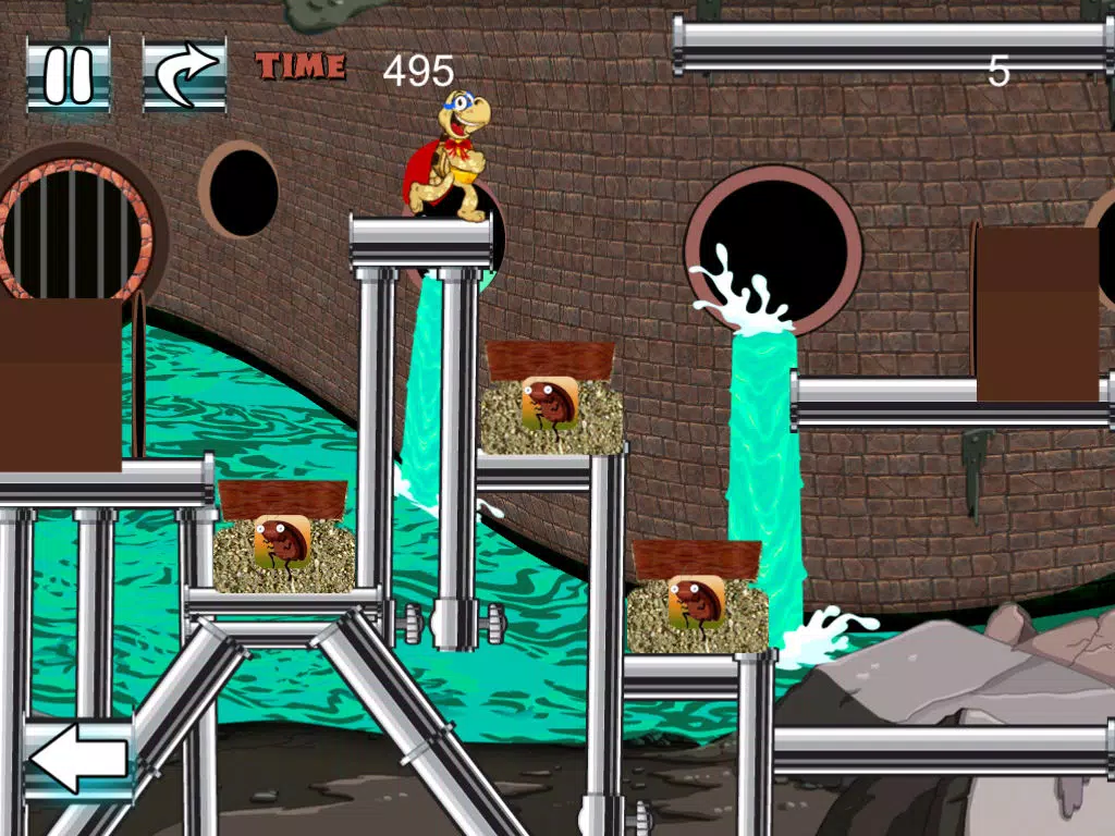 A Turtle Hero Maze Escape FREE - The Super Ninja Race Game iPad  スクリーンショット