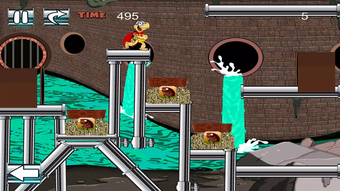 A Turtle Hero Maze Escape FREE - The Super Ninja Race Game スクリーンショット