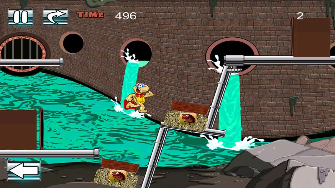 A Turtle Hero Maze Escape FREE - The Super Ninja Race Game スクリーンショット