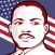 Martin Luther King Stickers