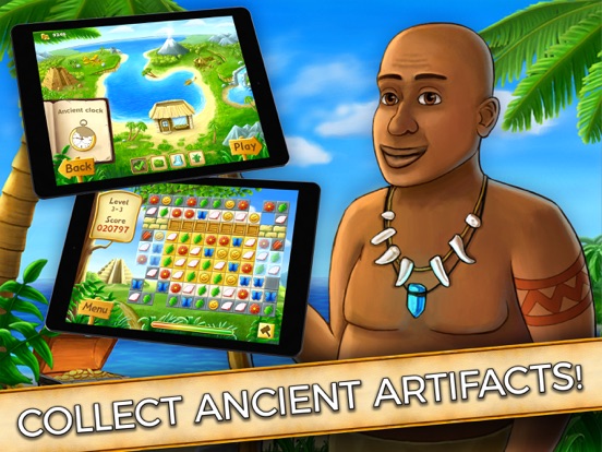 Artifact Quest - Match 3 Game iPad Screenshots