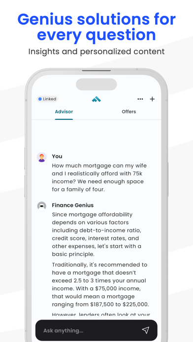 Finance Genius - AI for Money Screenshots