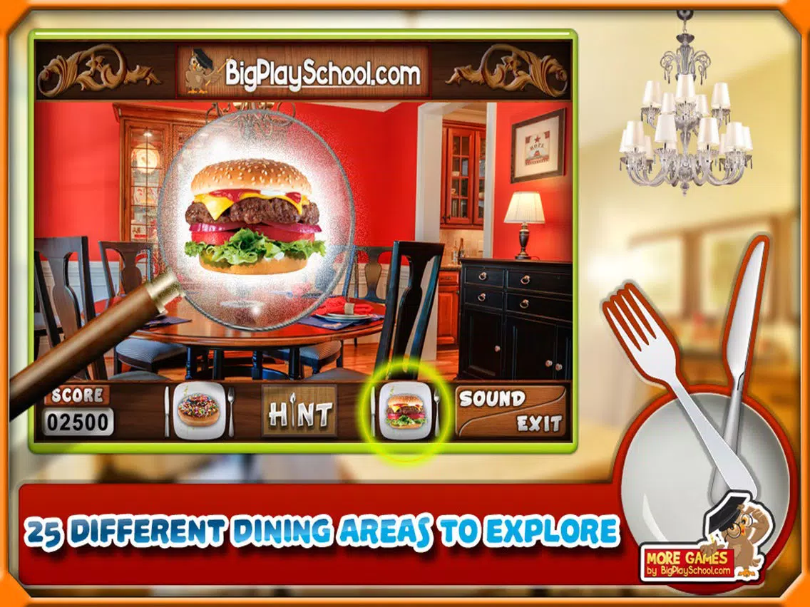 Pure Dining Hidden Object Games iPad Screenshots