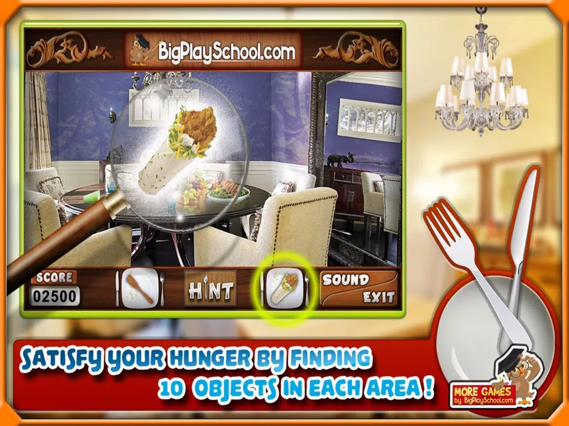 Pure Dining Hidden Object Games iPad Screenshots