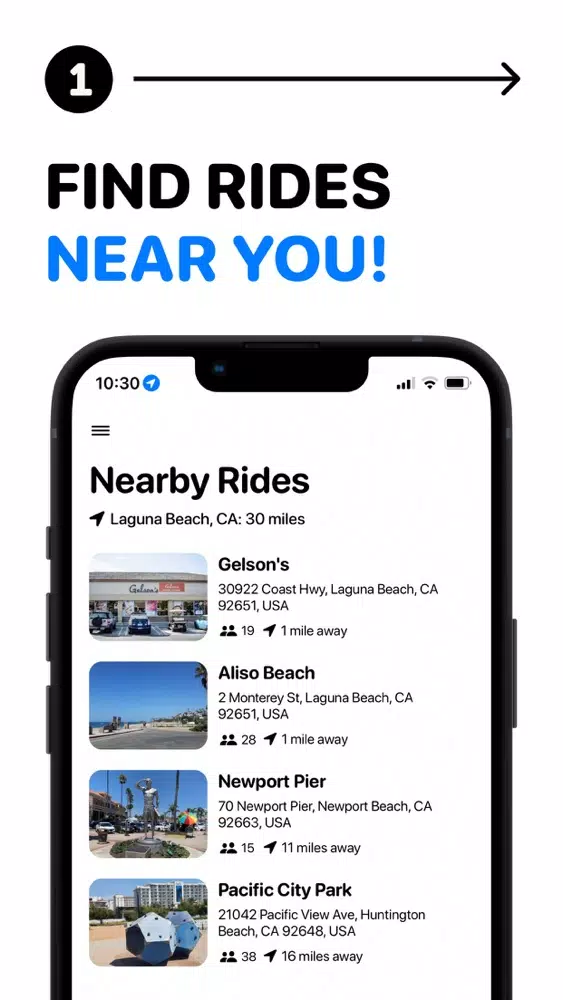 Bike Ride - Find Bikers Nearby Screenshots