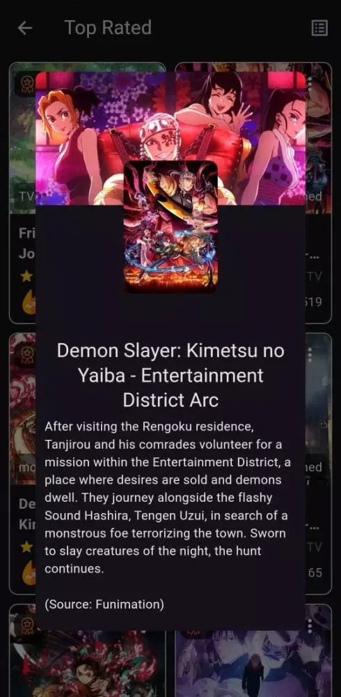 Anime Stack - with AI Chat Screenshots