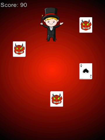Ace Card Throw: Magician Love Poker Free iPad 應用截圖