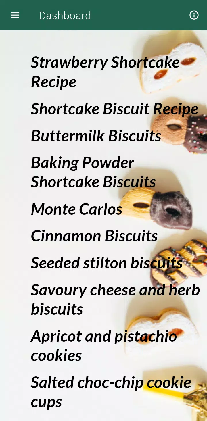 Biscuits & Short Cake Recipes Screenshots