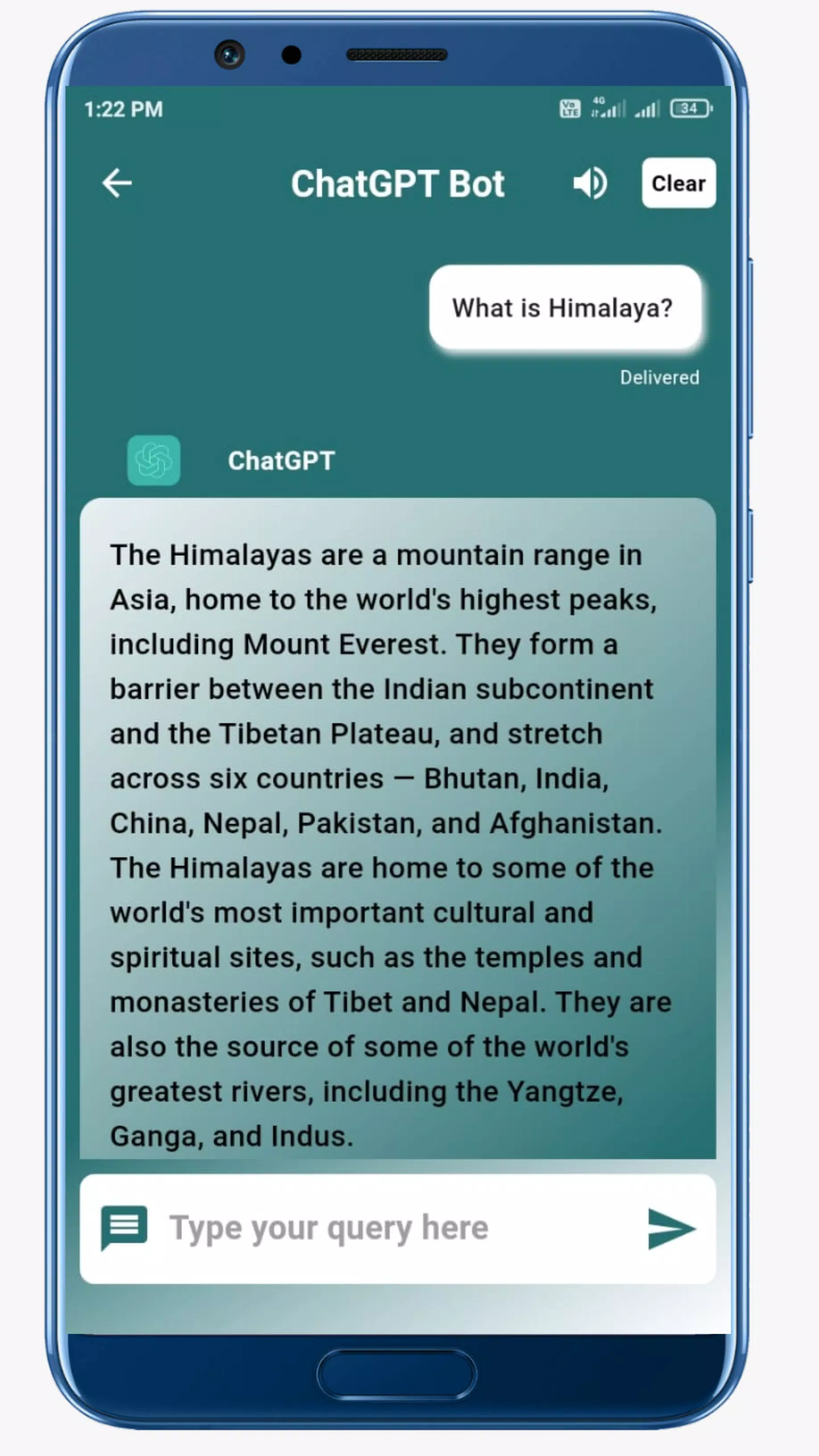 Chat Gpt - Ai Chat Bot Screenshots
