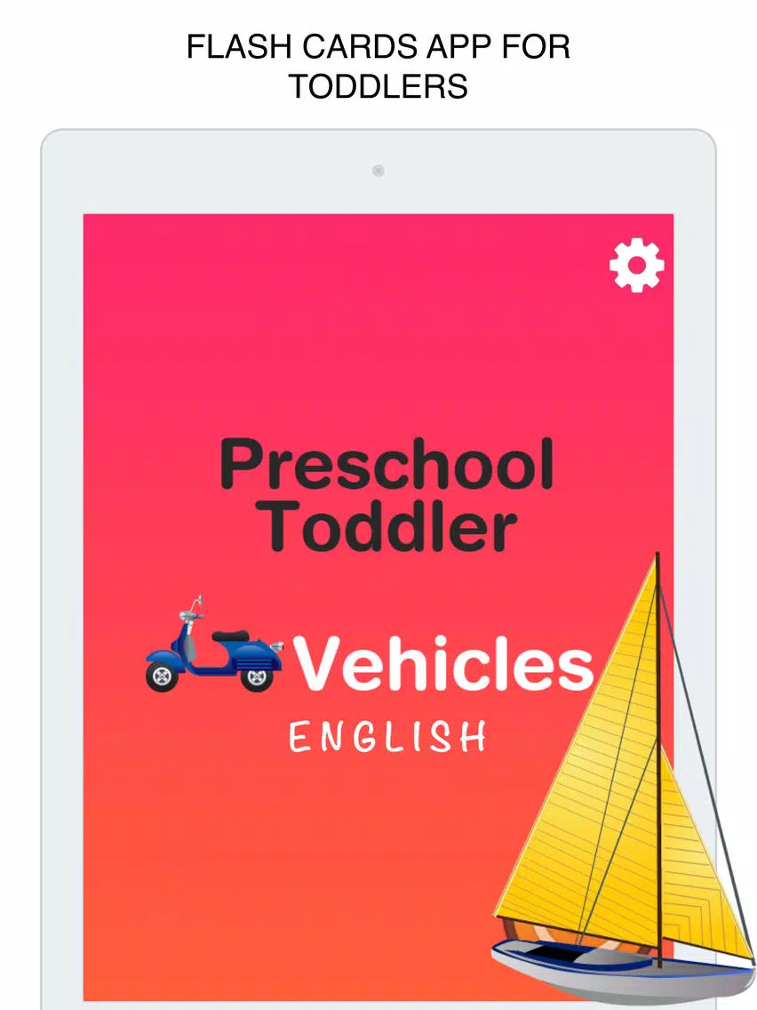 Vehicles Flashcard for babies and preschool Pro iPad Screenshots