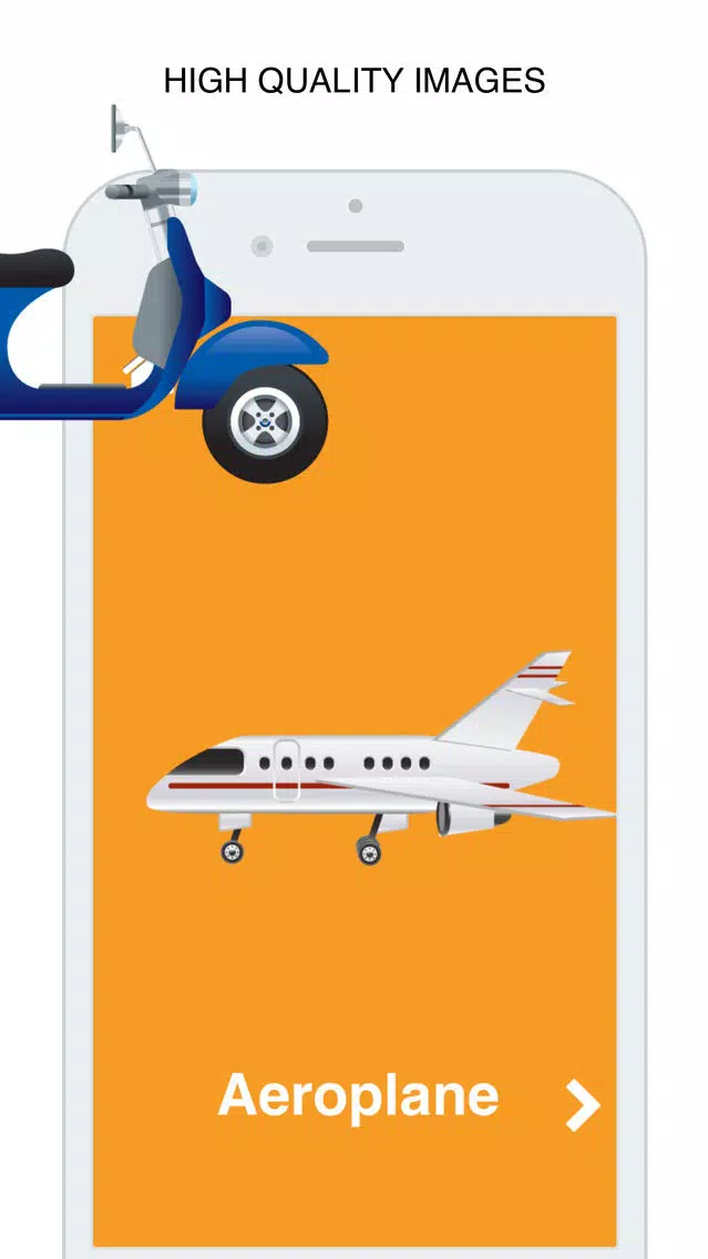 Vehicles Flashcard for babies and preschool Pro Screenshots