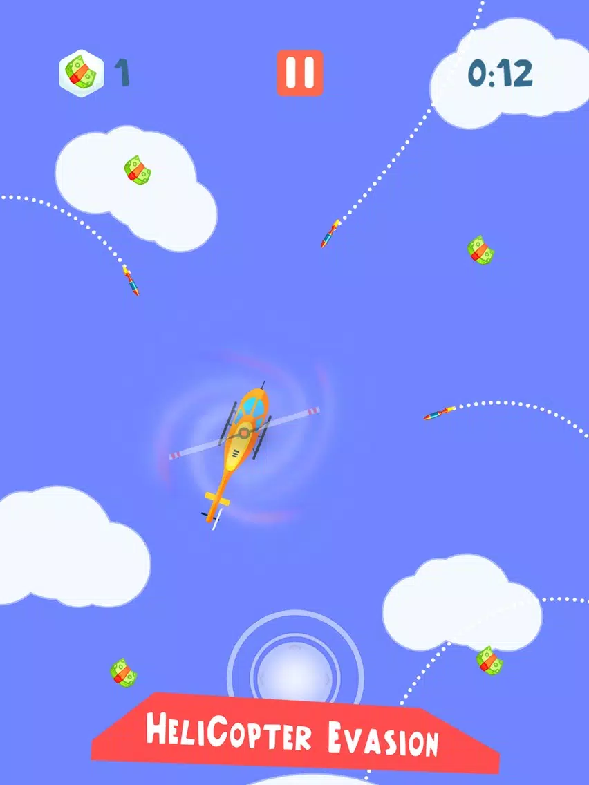 Capturas de tela do Adventures Helicopter Evasion iPad 