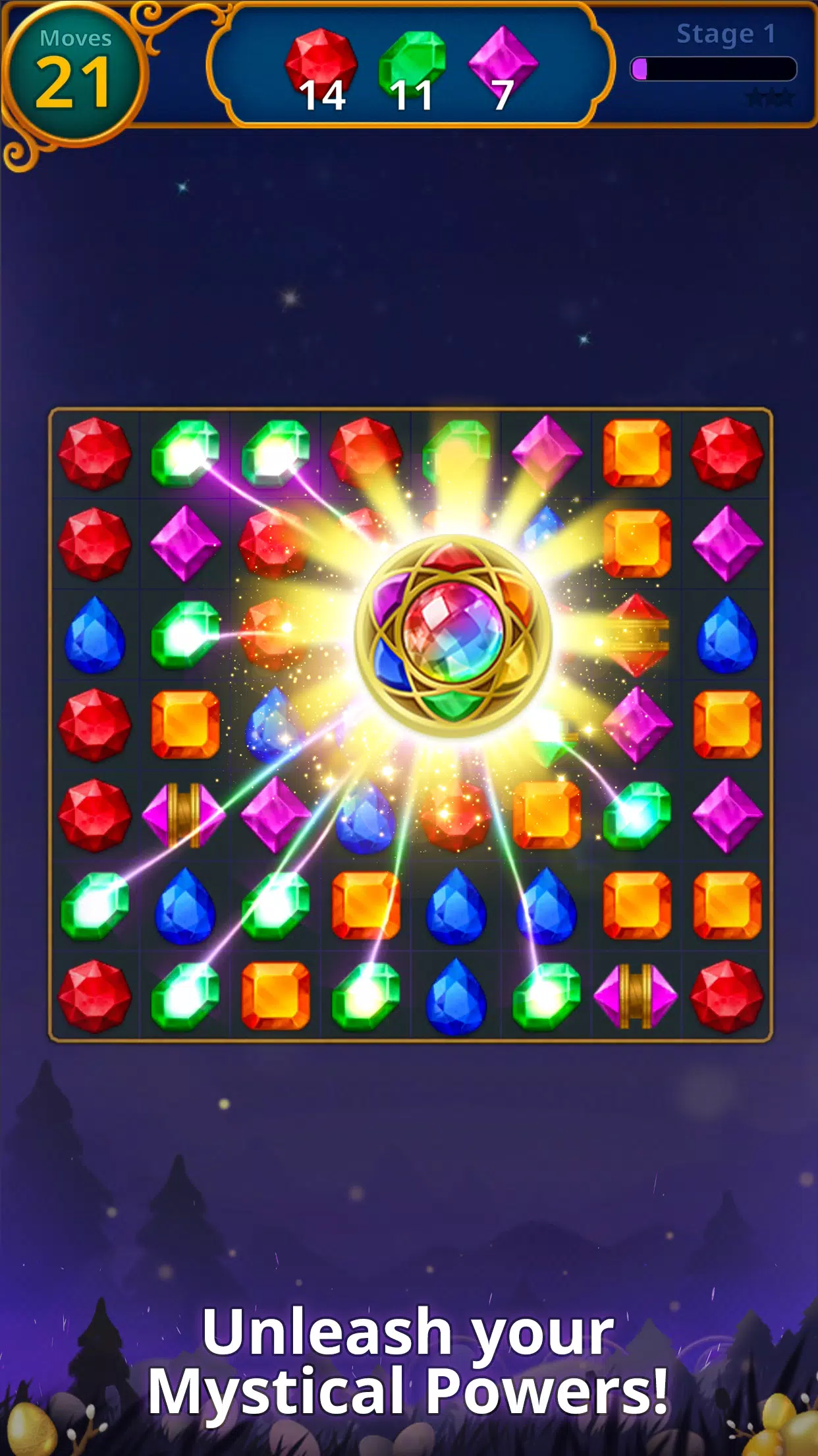 Jewels Magic: Mystery Match3 Screenshots
