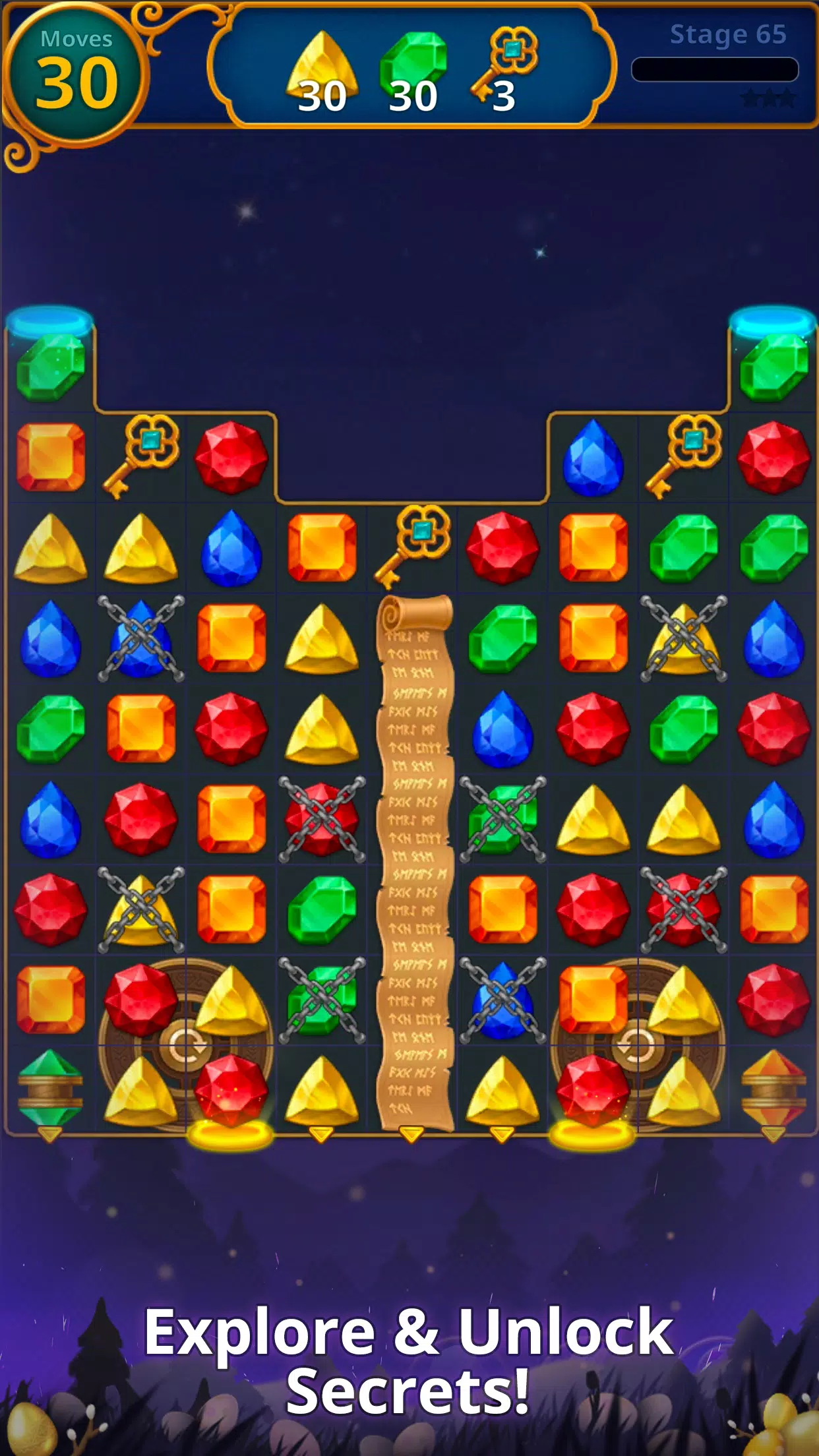 Jewels Magic: Mystery Match3 Screenshots