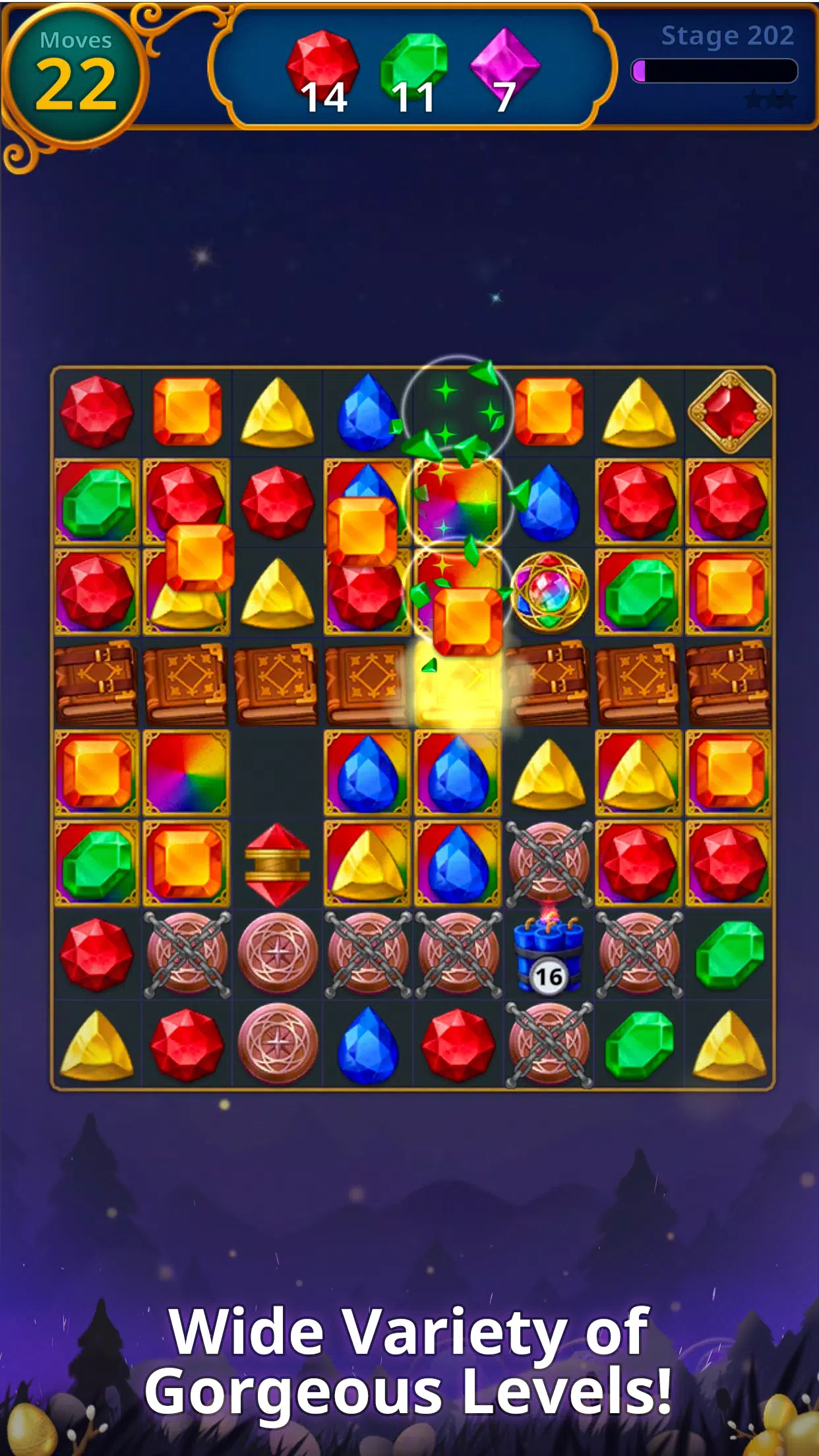 Jewels Magic: Mystery Match3 Screenshots