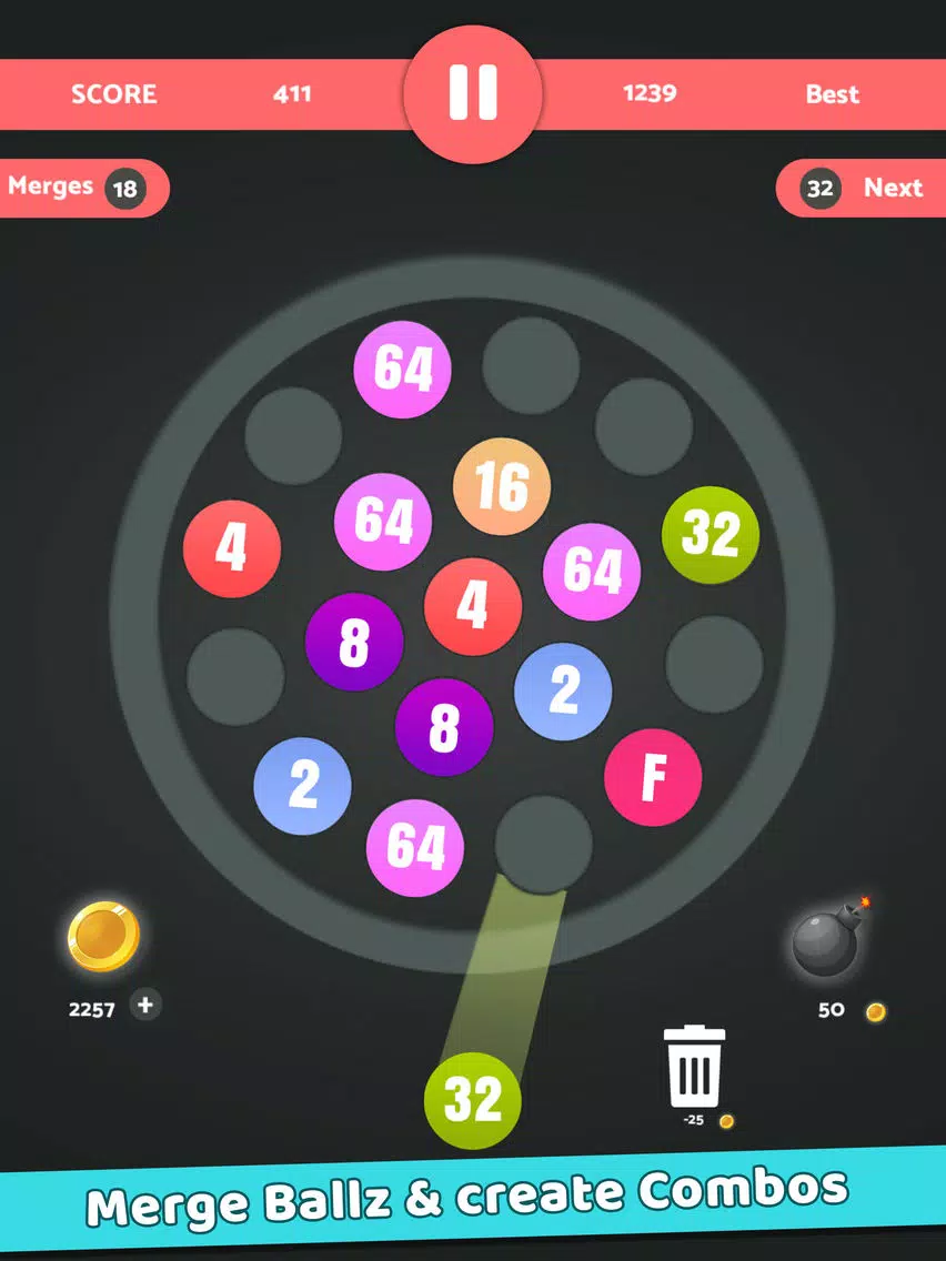 Launch & Merge : Fuse Ballz iPad Screenshots