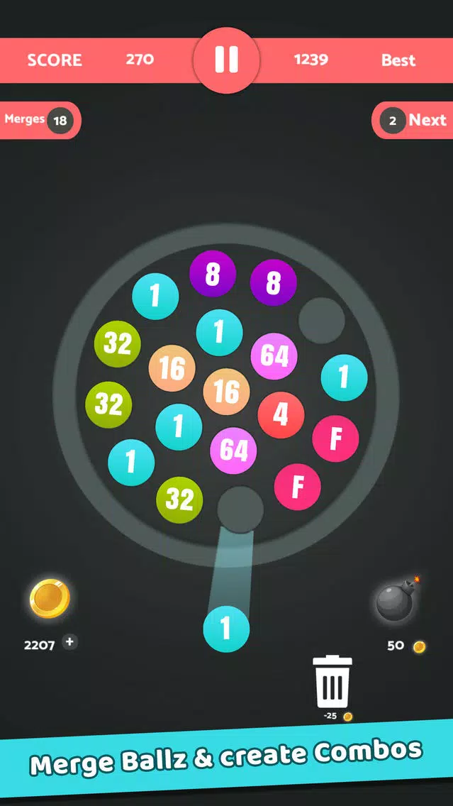 Launch & Merge : Fuse Ballz Screenshots