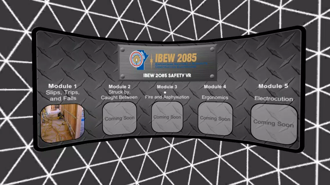 Capturas de tela do IBEW 2085 Safety VR