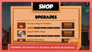 Capturas de tela do Le Ninja Game