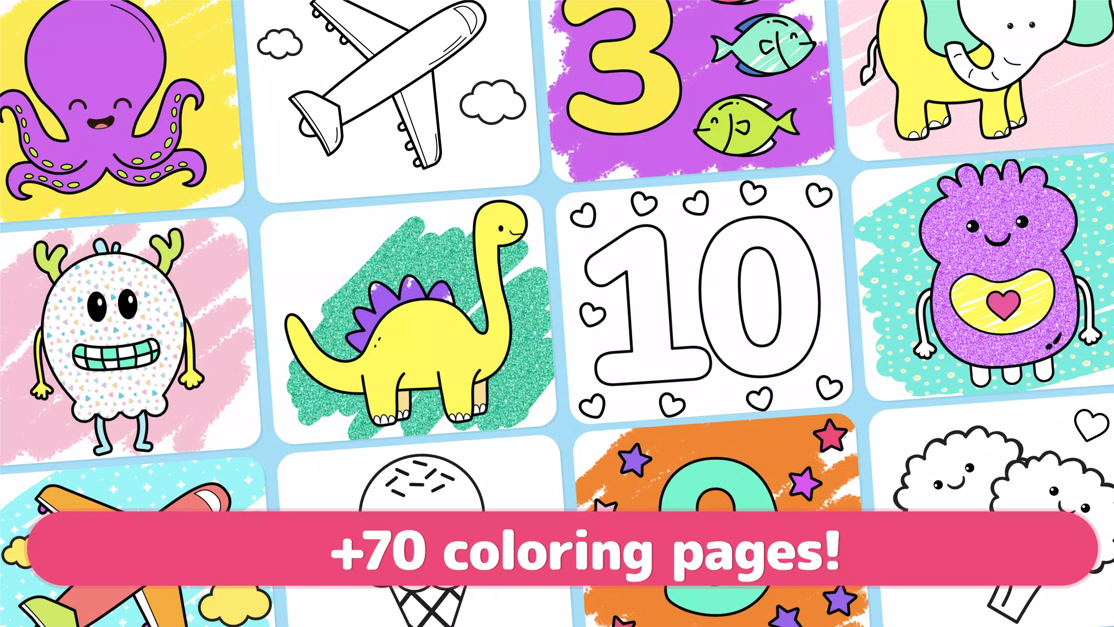 Coloring games for kids Learn Screenshots