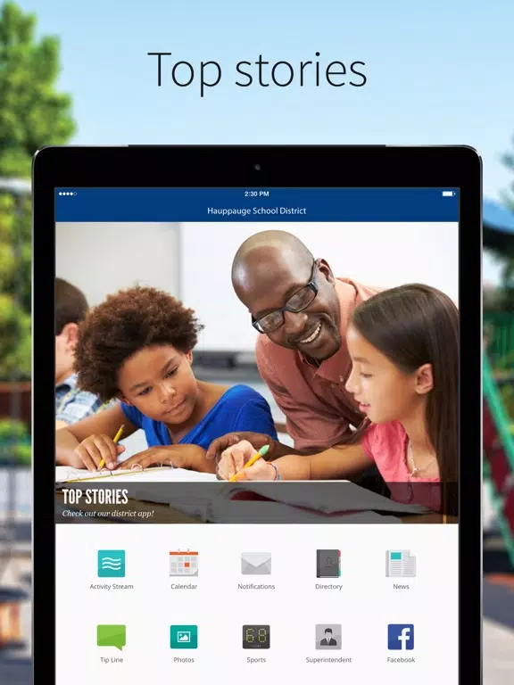 Hauppauge School District iPad Screenshots