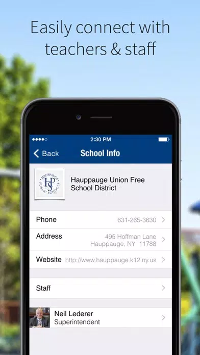 Hauppauge School District Screenshots