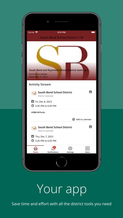 South Bend School District 118 Screenshots