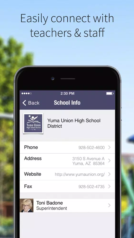 Yuma Union HSD Screenshots