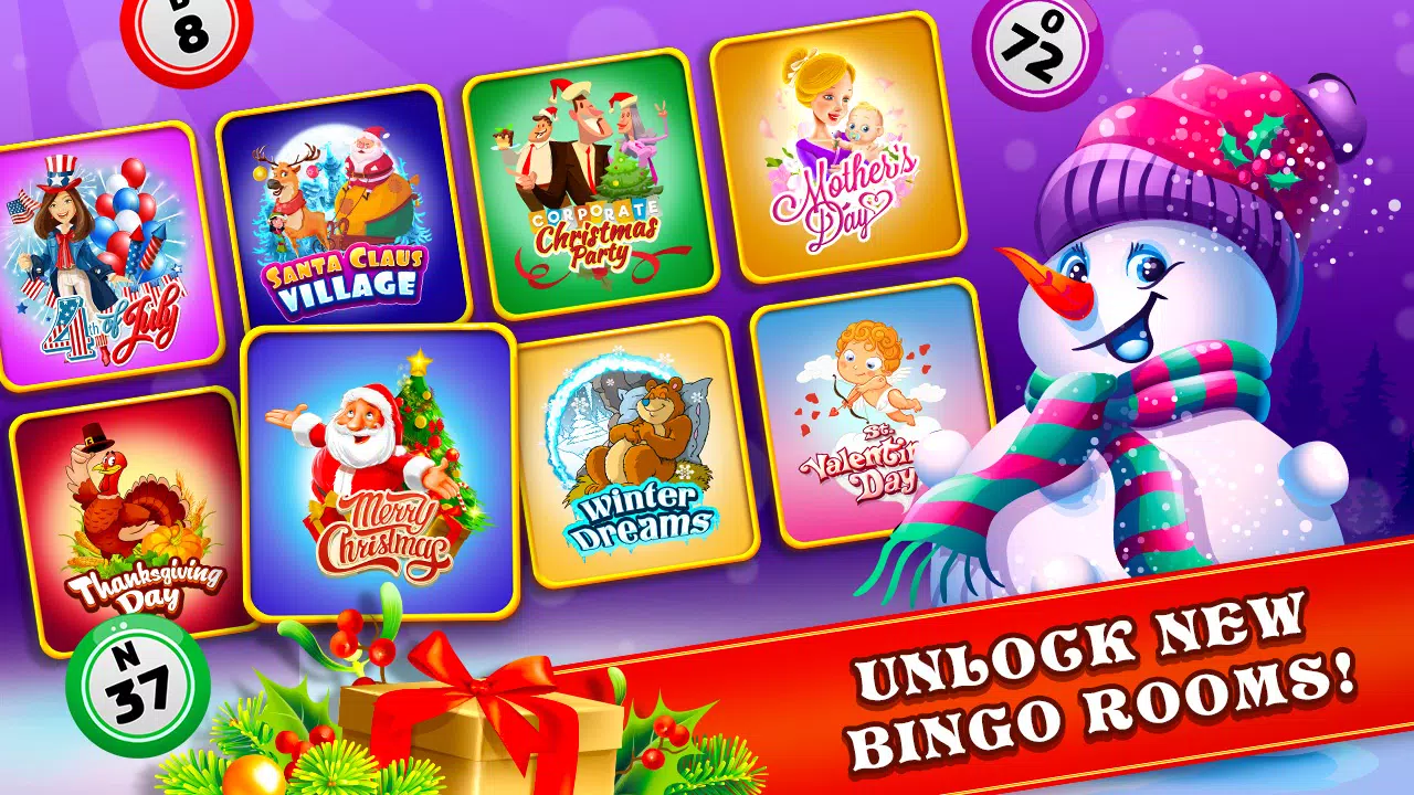 Christmas Bingo Santa's Gifts Screenshots