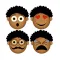 Afro Black Emoji Stickers