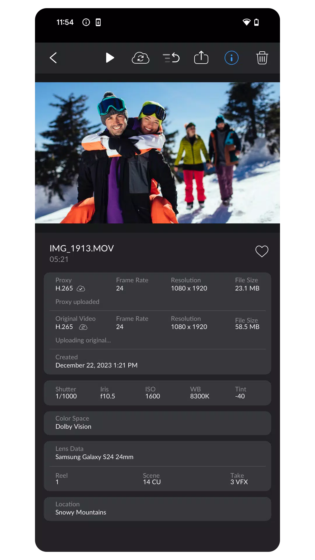 Blackmagic Camera Screenshots