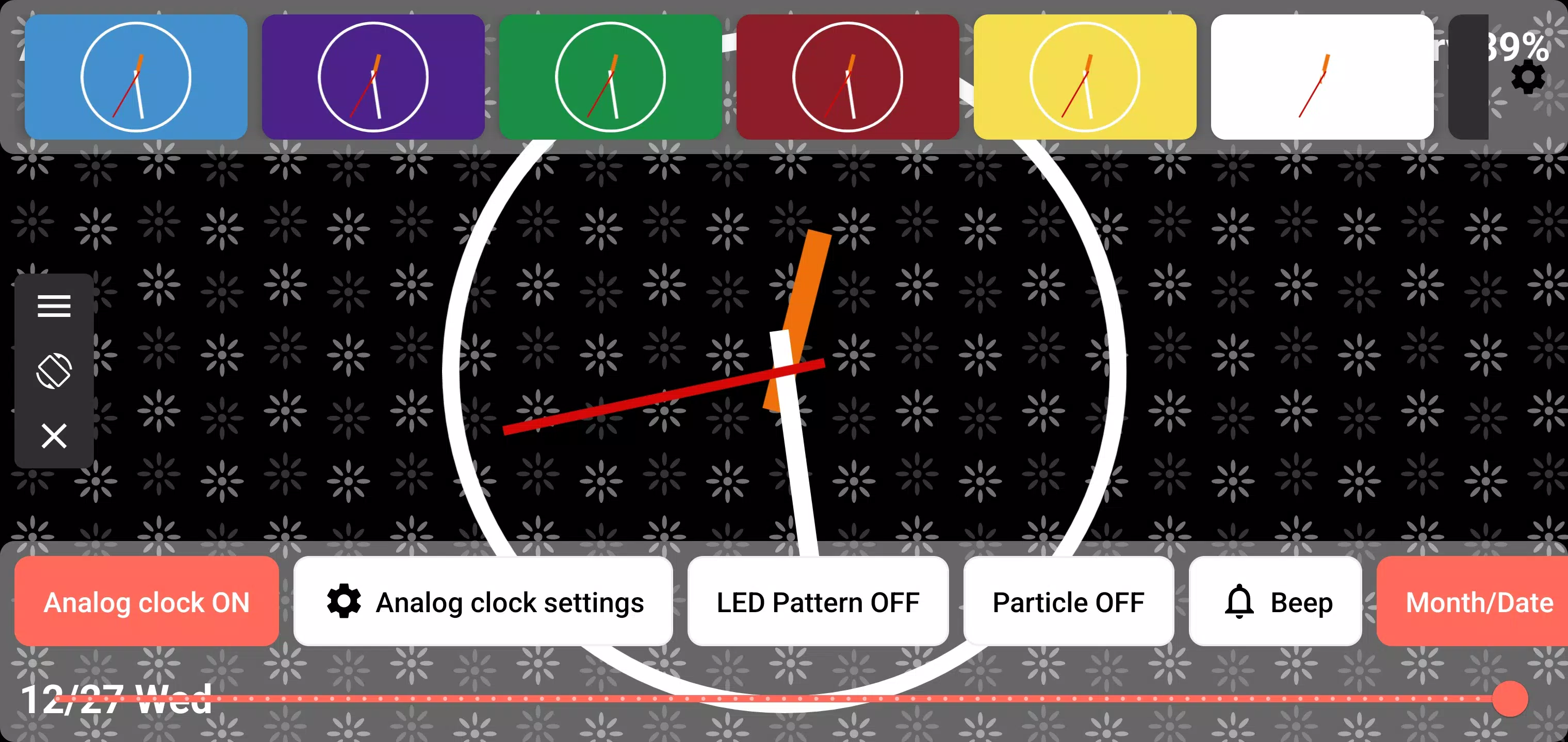 TableClock - LED Theme Clock Screenshots