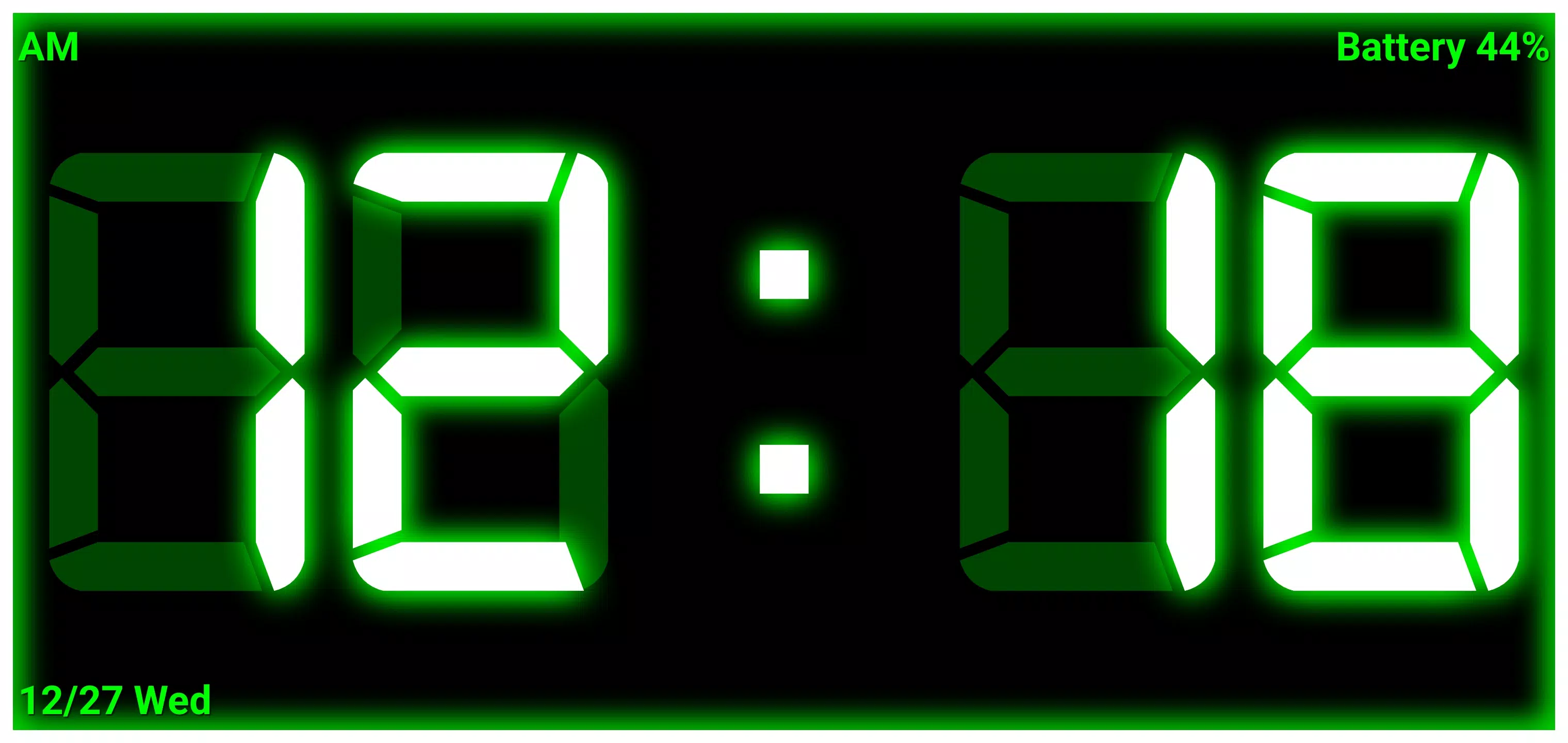 TableClock - LED Theme Clock Screenshots