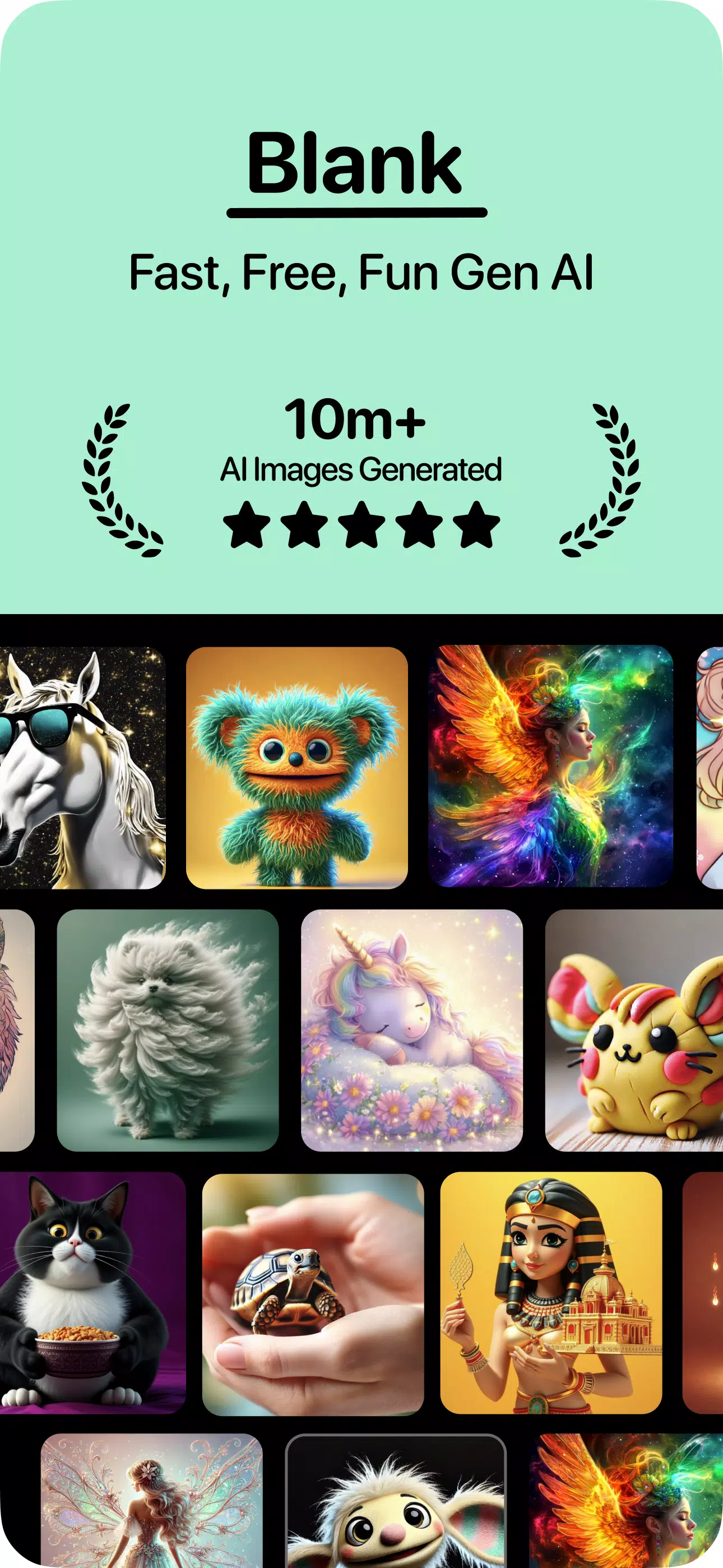 Blank - Free, Fast, Social AI Screenshots