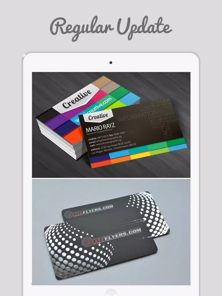 Business Card Designs Ideas - Best Collection Of Business Card Design Catalogue iPad Screenshots