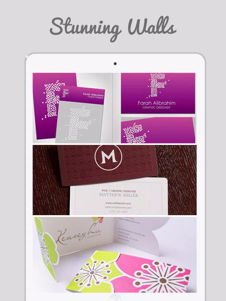 Business Card Designs Ideas - Best Collection Of Business Card Design Catalogue iPad Screenshots