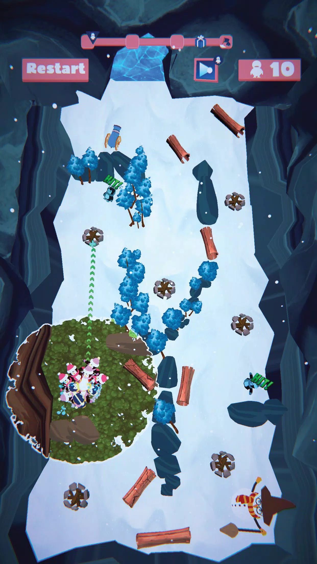 Penguin Cold Feets Journey Screenshots