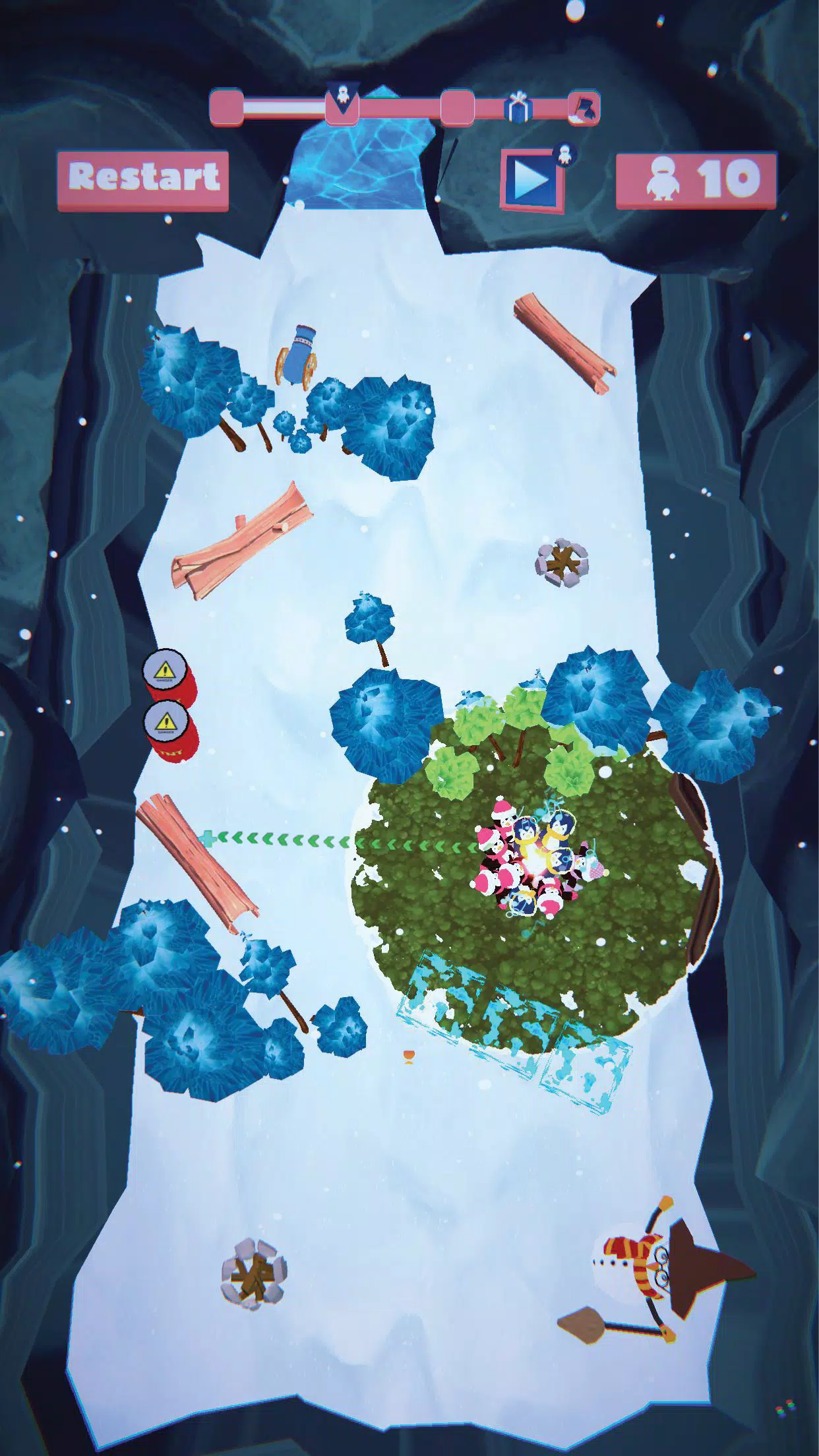 Penguin Cold Feets Journey Screenshots